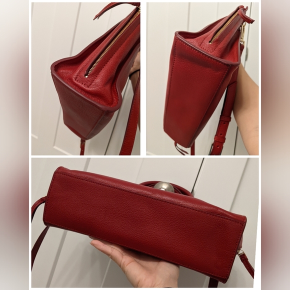 Tory Burch red Brody tote crossbody - Picture 7 of 15